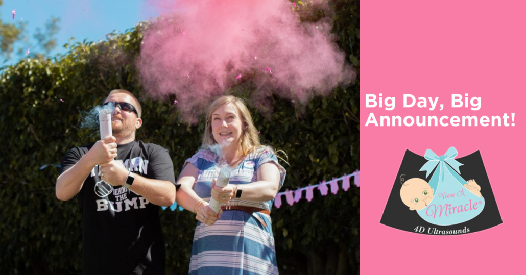 Big Day, Big Gender Reveal Announcement!