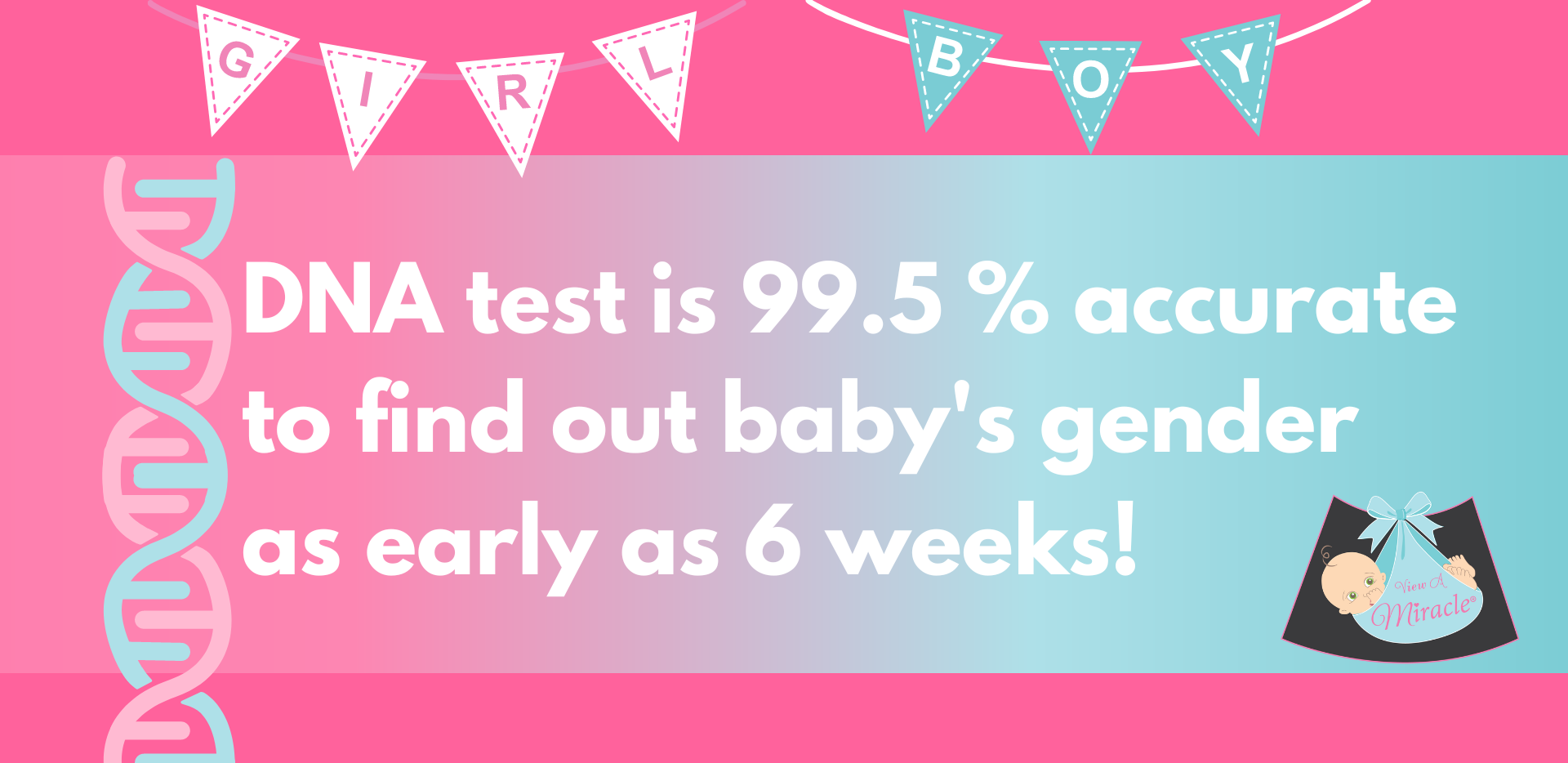 Gender DNA Blood Test - 6 Weeks 99.5% Accurate